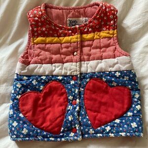 Vintage Cottage Core 70s Vest